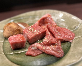 Dinner at Sumibi Yakiniku Kyuu (炭火焼肉 久)