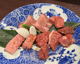 Dinner at Sumibi Yakiniku Kyuu (炭火焼肉 久)