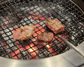 Dinner at Sumibi Yakiniku Kyuu (炭火焼肉 久)