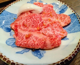 Dinner at Sumibi Yakiniku Kyuu (炭火焼肉 久)