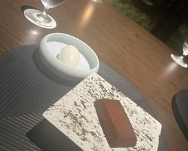 Dinner at LAT.34°N by AO