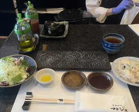 Dinner at Tonkatsu Mange (とんかつ マンジェ)