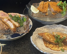 Dinner at Tonkatsu Mange (とんかつ マンジェ)