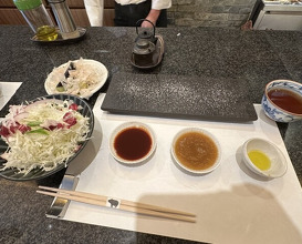 Dinner at Tonkatsu Mange (とんかつ マンジェ)