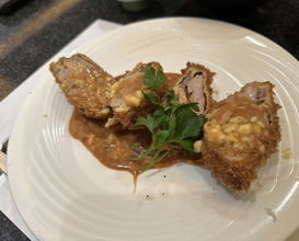 Dinner at Tonkatsu Mange (とんかつ マンジェ)