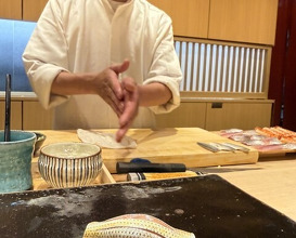 Dinner at Sushi Matsuura (鮨 まつうら)