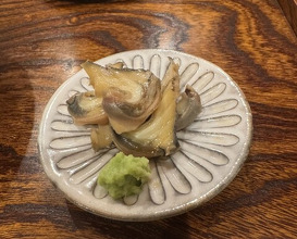 Dinner at Akita Tempura Mikawa (秋田 てんぷら みかわ)