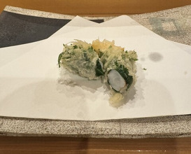 Dinner at Akita Tempura Mikawa (秋田 てんぷら みかわ)
