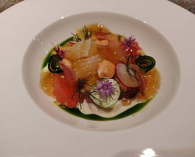 Dinner at Shimanami French Murakami (しまなみふれんち Murakami)