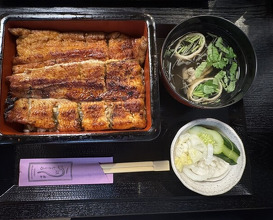 Dinner at Unagi Musashino (鰻 むさし乃)