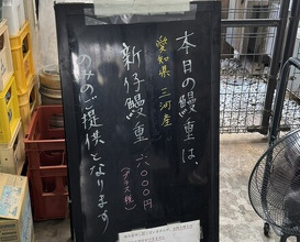 Dinner at Unagi Musashino (鰻 むさし乃)