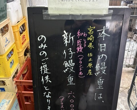Dinner at Unagi Musashino (鰻 むさし乃)