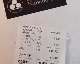 Dinner at Nabeno-Ism (ナベノ-イズム)