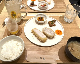 Dinner at Tonkatsu Narikura（Minami-Asagaya）