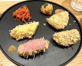 Dinner at Tonkatsu Narikura（Minami-Asagaya）