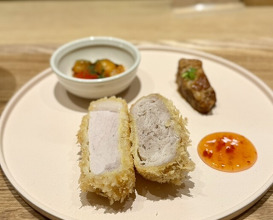 Dinner at Tonkatsu Narikura（Minami-Asagaya）