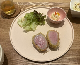 Dinner at Tonkatsu Narikura（Minami-Asagaya）
