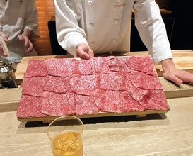 Dinner at Nikuyatanaka Ginza