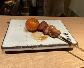 Dinner at Yakitori Omino