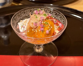 Dinner at Akanezaka Onuma (茜坂大沼)