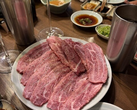 Dinner at Keiraku Yakiniku Pome (京洛焼肉 ぽめ)