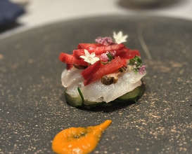 Dinner at Japanese inspired Italian cuisine sai (日本のイタリア料理店 sai)