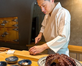 Dinner at Sushi Sanshin