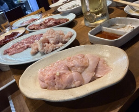 Dinner at Sumibiyakiniku Horumon Sawaishi