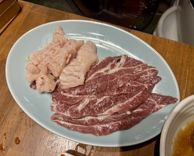 Dinner at Sumibiyakiniku Horumon Sawaishi