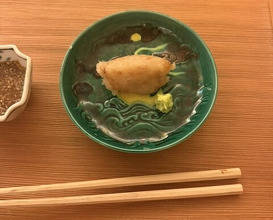Dinner at Japanese restaurant Seizan