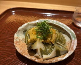 Dinner at Japanese restaurant Seizan