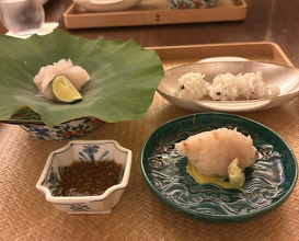 Dinner at Japanese restaurant Seizan