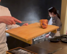 Dinner at Kyoto, Japan
