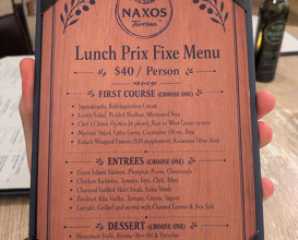 Dinner at Naxos Taverna