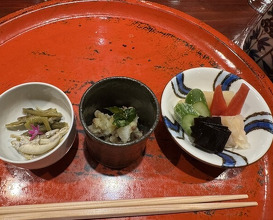 Dinner at Kusajiki Nakahigashi (草喰 なかひがし)