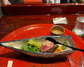 Dinner at Kusajiki Nakahigashi (草喰 なかひがし)