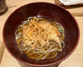 Dinner at Nihonbashi Sonoji (日本橋 蕎ノ字)