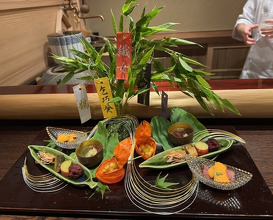 Dinner at Kashiwade no Tsukasa Suikouan (膳司 水光庵)