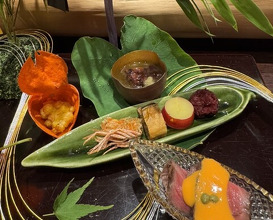 Dinner at Kashiwade no Tsukasa Suikouan (膳司 水光庵)