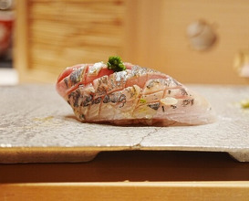 Dinner at Sushi Ei (寿司栄)