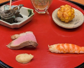 Dinner at Japanese cuisine Tagetsu (日本料理 太月)