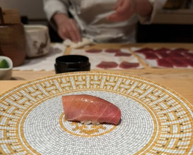 Dinner at Sushi Takamitsu