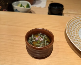 Dinner at Sushi Takamitsu