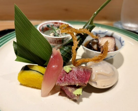 Dinner at Japanese cuisine Takamitsu (日本料理 鷹光)