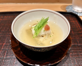 Dinner at Japanese cuisine Takamitsu (日本料理 鷹光)