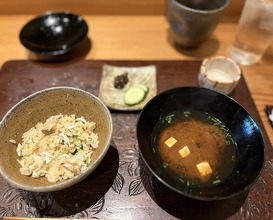 Dinner at Tempura Takeuchi (天ぷら たけうち)