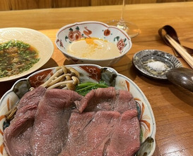 Dinner at Tokyo Niku Shabuya (東京肉しゃぶ家)