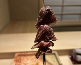 Dinner at Binchotan Yakitori Torishige (備長炭焼鳥 鳥しげ)