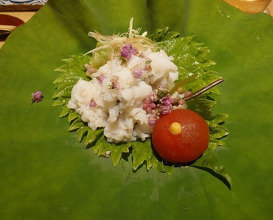 Dinner at Shorenin Monzeki Mae Tsukioka (青蓮院門跡前 月おか)