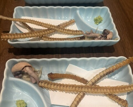 Dinner at Unagi Uomasa (うなぎ 魚政)